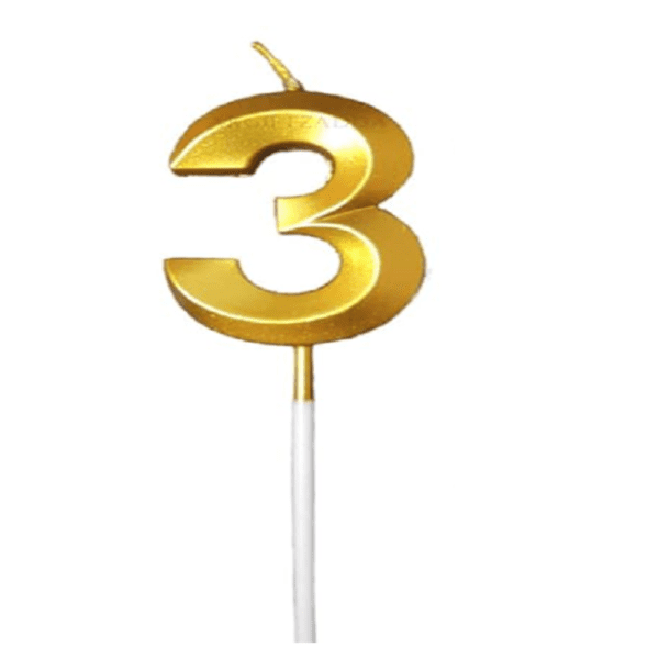 3 number candle