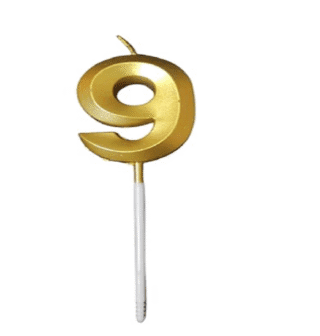 9 number candle