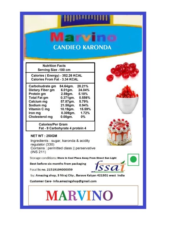 karonda cherry 250 gm