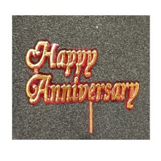 Happy Aniversary Small cake Tag Topper