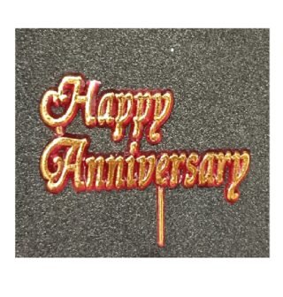 Happy Aniversary Small cake Tag Topper
