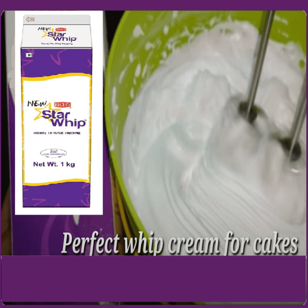 New Rich star whip cream