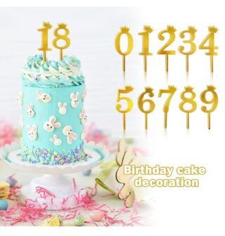 acrylic 0-9 number cake topper bakingtime.in