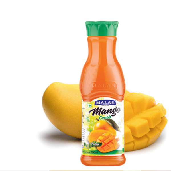 mala's crush mango flavour 750 ml