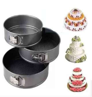 3 set mould baking cake pan