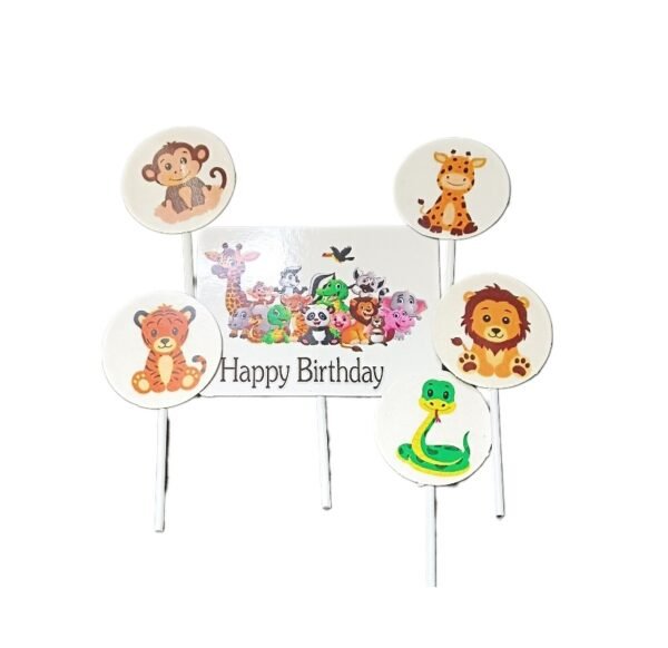 animals cake topper