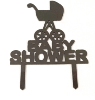 baby shower cake topper