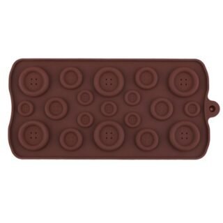 Button Shapes Chocolate Mould