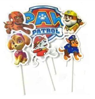 cartoon cake topper
