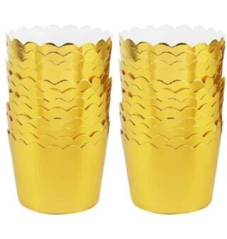 metallic gold color PAPER CUP 2