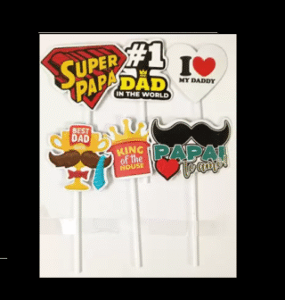 super dad cake topper