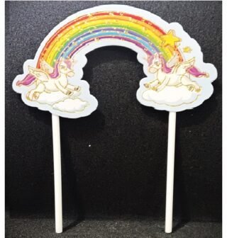 Rainbow Cake Topper