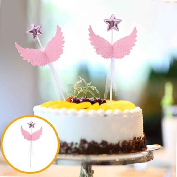 wings cake topper