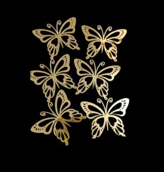 BUTTERFLY GOLDEN TOPPER