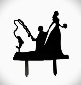 Couple Cake Topper