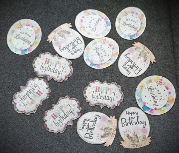 Edible Birthday Tag