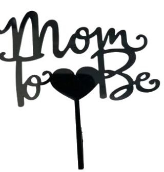 mom to be cake topper