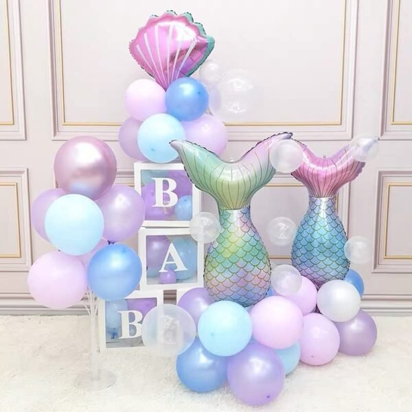 Mermaid Tail Foil Balloon Pack Of 1 - Image 3