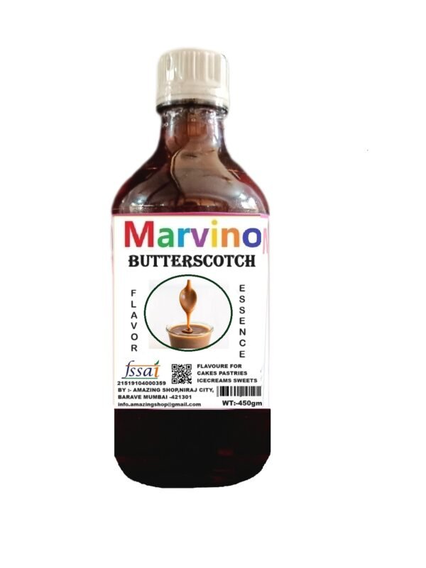 BUTTERSCOTCH marvino 450 GRAMS ESSENCE BOTTLE PERFECT1