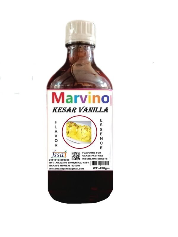 kesar vanilla marvino 450 GRAMS ESSENCE BOTTLE PERFECT1