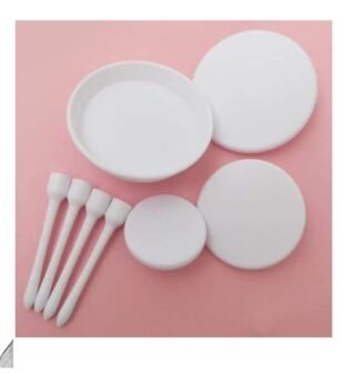 Cake Decorating Fondant Tool Muffin Decorating Tool Set (Set of 4 Diffrent Shape Nail Flower)