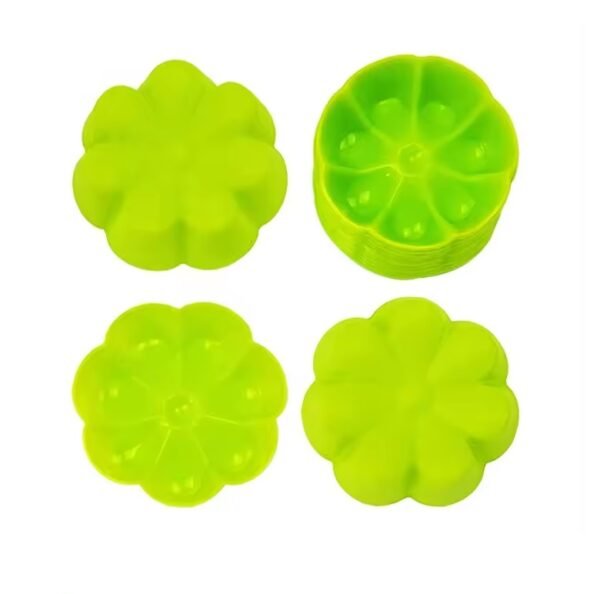 Silicone  flower Cake Mould 6 (Pack of 1)MULTICOLOUR