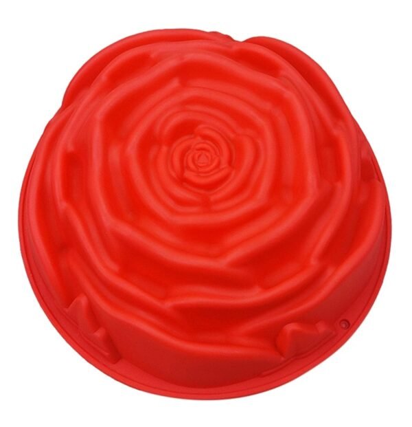 Silicone Cake Rose Mould 2 (Pack of 1)MULTICOLOUR