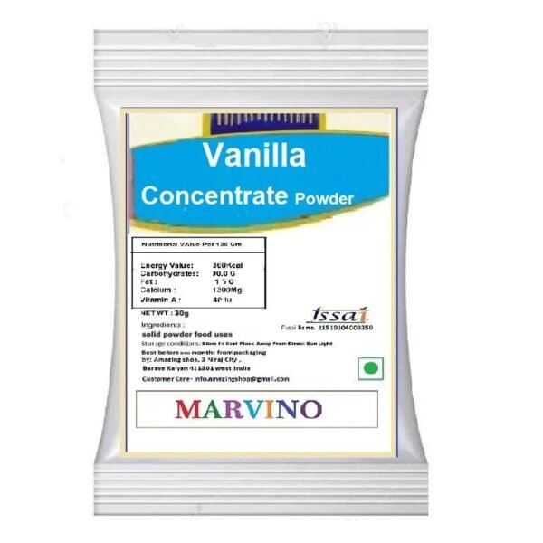 Eggless Cake Vanilla Concentrate (30Gm Raising Ingredient Powder)