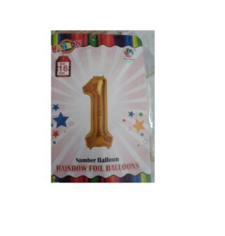 Celebrate in Style with Our One Number Foil Balloon