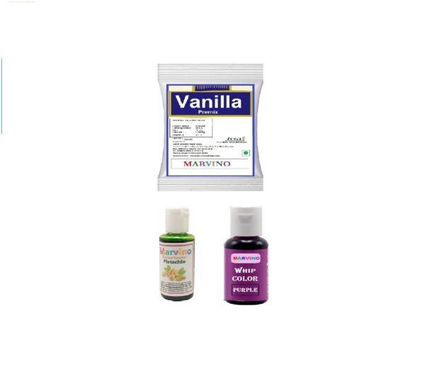 Discover the Delight of Vanilla Premix 125G with Pista Purple Colour