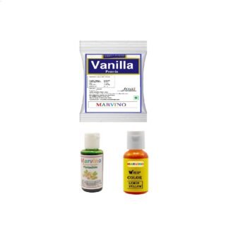 Delight in the Richness of Vanilla Premix 125G and Yellow Color