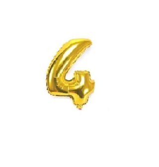 Celebrate in Style with Our 4 Number Balloon Foil
