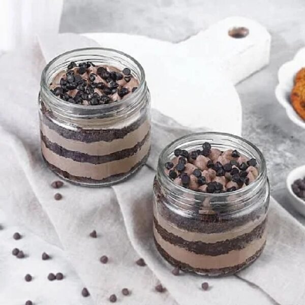 4pcs Chocolate Cream Cake Jar Glass - Image 3