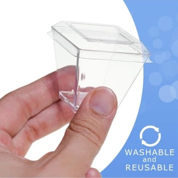 10pcs Mousse Mini Dessert Cup (with lid) - Image 2
