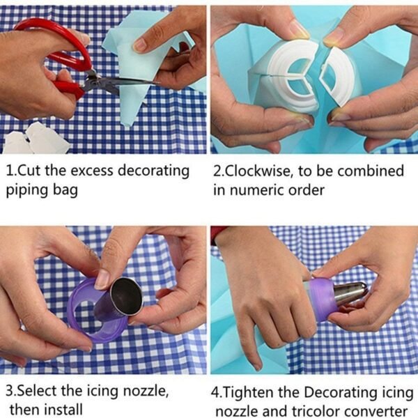 Cake Nozzle Set (8 pcs) - Image 3