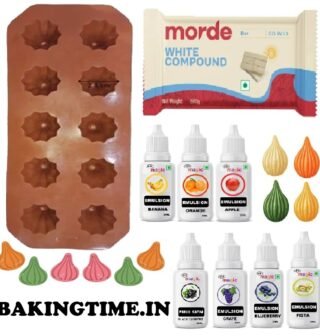 Chocolate Modak Mould And Emulsion Set