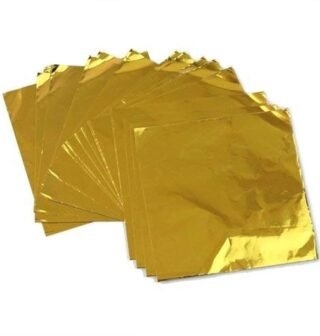 Gold Chocolate Wrapper Set