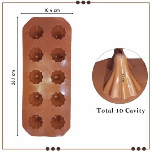 Chocolate Modak Mould And Emulsion Set - Image 2