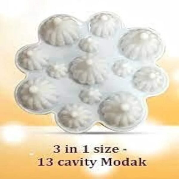 Modak Mould Silicone 13 Cavities - Image 4