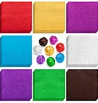 Multicolor Chocolate Wrapper Set