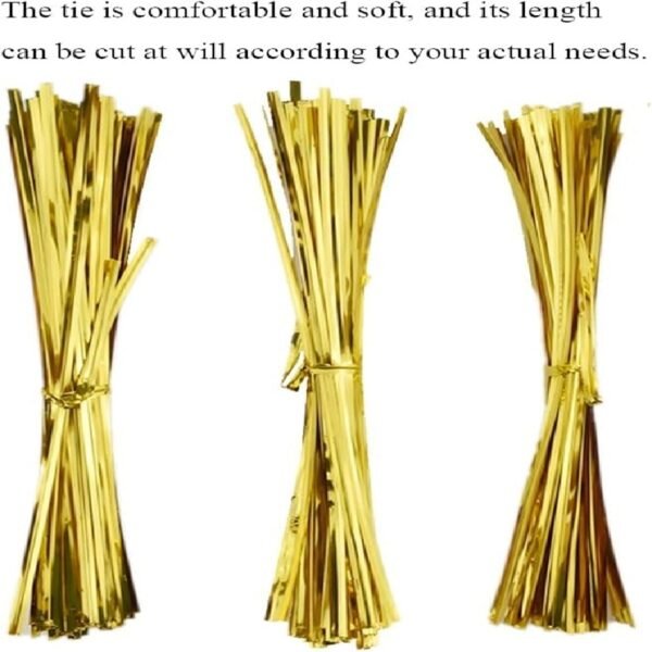 Metallic Gold Twist Ties Wire - Image 3