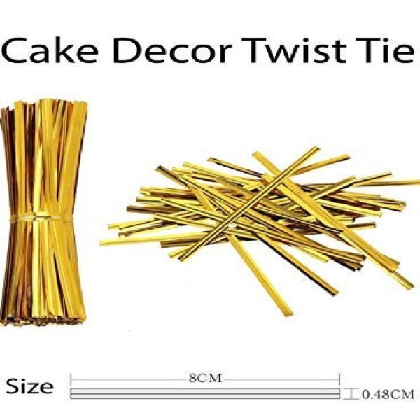 Metallic Gold Twist Ties Wire - Image 5