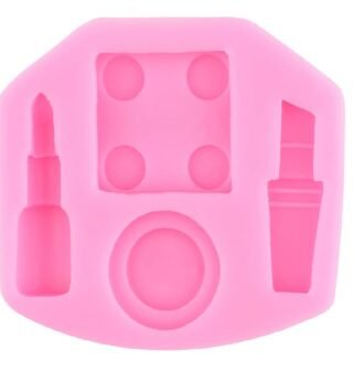 Pink Silicone Make Up Mould