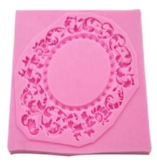Pink Silicone Mirror Frame Mould