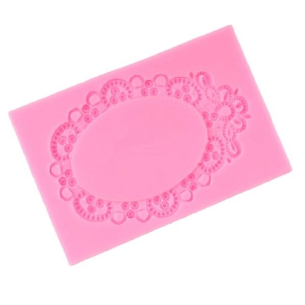Silicone Mirror Frame Mould (Pink) - Image 4