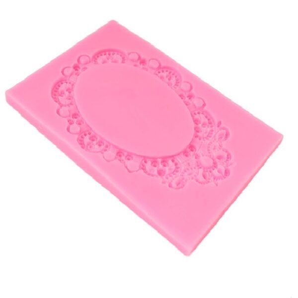 Silicone Mirror Frame Mould (Pink) - Image 5