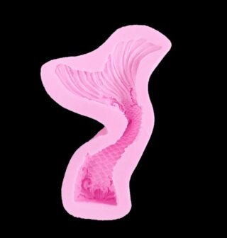 Pink Silicone Mermaid Tail Mould